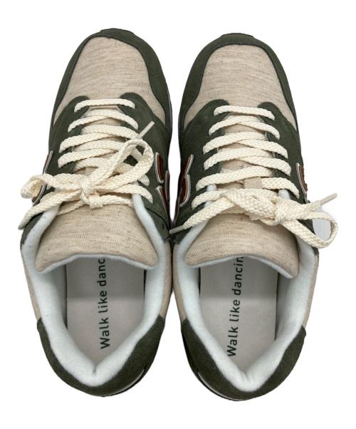Sangacio（サンガッチョ）Sangacio (サンガッチョ) ローカットスニーカー　にゅ～ずLinen×Olive アイボリー×オリーブ サイズ:26cmの古着・服飾アイテム