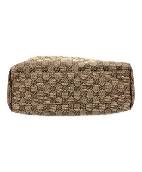 GUCCI（グッチ）GUCCI (グッチ) ハンドバッグ　シェリーライン ブラウンの古着・服飾アイテム