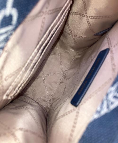 MICHAEL KORS（マイケルコース）MICHAEL KORS (マイケルコース) GIGIエンバイヤシグネチャーロゴエクストラスモール ネイビーの古着・服飾アイテム