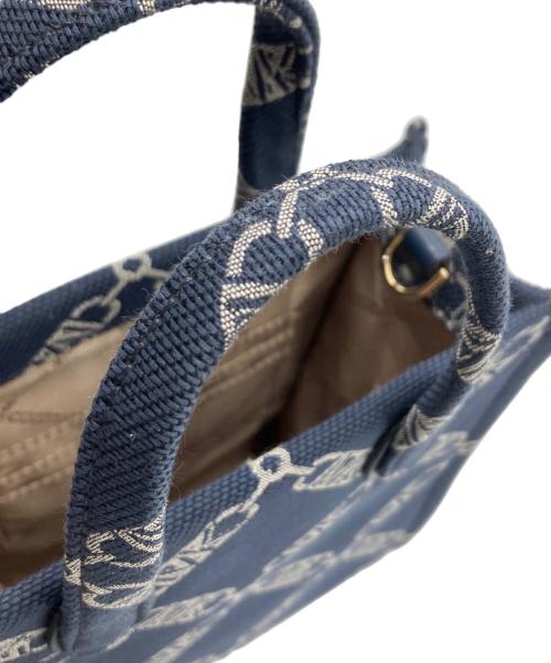 MICHAEL KORS（マイケルコース）MICHAEL KORS (マイケルコース) GIGIエンバイヤシグネチャーロゴエクストラスモール ネイビーの古着・服飾アイテム