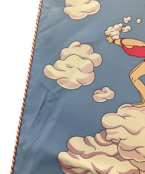 HERMES（エルメス）HERMES (エルメス) カレ90 スカイブルーの古着・服飾アイテム