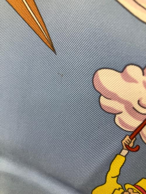 HERMES（エルメス）HERMES (エルメス) カレ90 スカイブルーの古着・服飾アイテム