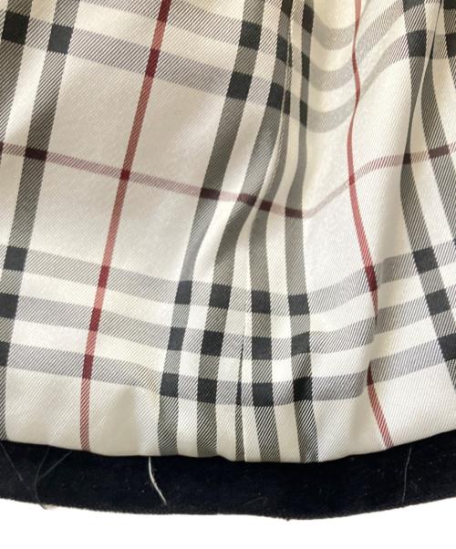 BURBERRY BLACK LABEL（バーバリーブラックレーベル）BURBERRY BLACK LABEL (バーバリーブラックレーベル) ベロアテーラードジャケット ブラック サイズ:Sの古着・服飾アイテム