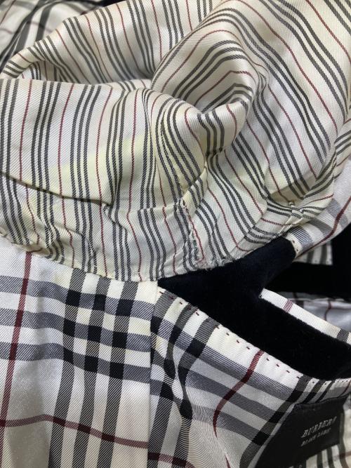 BURBERRY BLACK LABEL（バーバリーブラックレーベル）BURBERRY BLACK LABEL (バーバリーブラックレーベル) ベロアテーラードジャケット ブラック サイズ:Sの古着・服飾アイテム