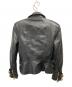 H&M (エイチアンドエム) BALMAIN (バルマン) ダブルライダースジャケット ブラック サイズ:40：25000円