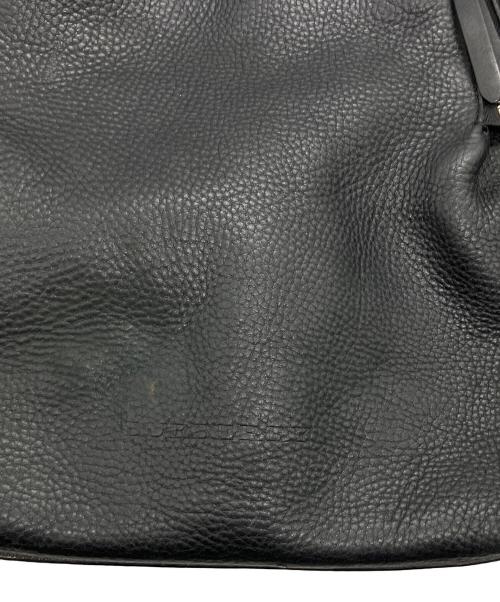 BURBERRY（バーバリー）BURBERRY (バーバリー) レザートートバッグ ブラックの古着・服飾アイテム
