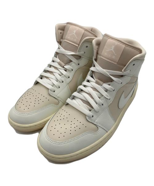 NIKE（ナイキ）NIKE (ナイキ) WMNS AIR JORDAN 1 MID ベージュ サイズ:28.5cm 未使用品の古着・服飾アイテム