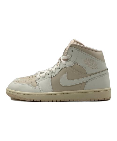 NIKE（ナイキ）NIKE (ナイキ) WMNS AIR JORDAN 1 MID ベージュ サイズ:28.5cm 未使用品の古着・服飾アイテム