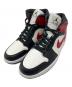 NIKE（ナイキ）の古着「WMNS AIR JORDAN 1 MID」｜ホワイト×ブラック×レッド