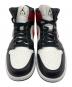 NIKE (ナイキ) WMNS AIR JORDAN 1 MID ホワイト×ブラック×レッド サイズ:29.0cm 未使用品：9000円