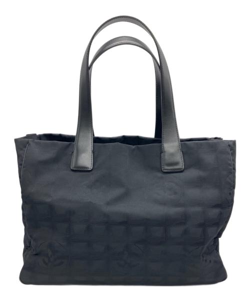CHANEL（シャネル）CHANEL (シャネル) ニュートラベルライン トートMM ブラックの古着・服飾アイテム