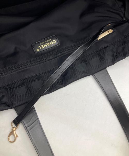 CHANEL（シャネル）CHANEL (シャネル) ニュートラベルライン トートMM ブラックの古着・服飾アイテム