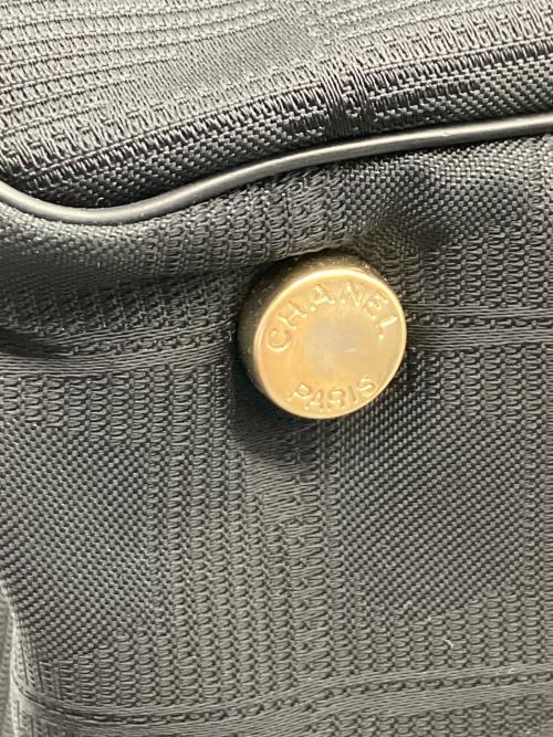 CHANEL（シャネル）CHANEL (シャネル) ニュートラベルライン トートMM ブラックの古着・服飾アイテム