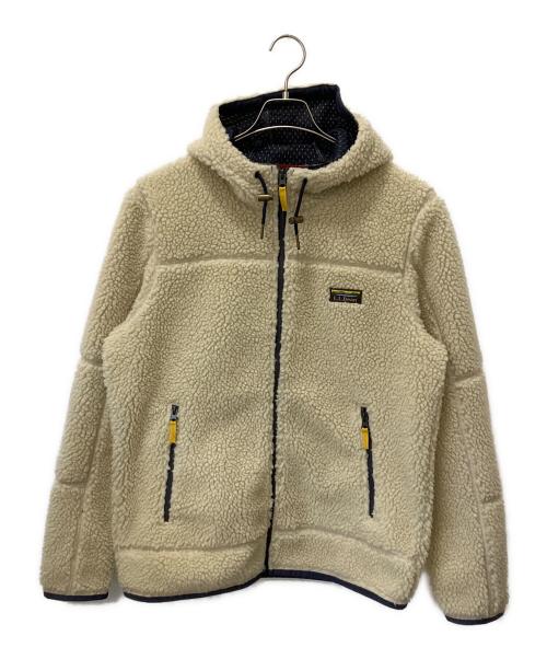 L.L.Bean（エルエルビーン）L.L.Bean (エルエルビーン) マウンテン・パイル・フリース・フーディ アイボリー サイズ:Mの古着・服飾アイテム