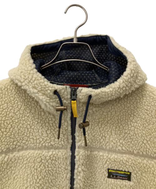 L.L.Bean（エルエルビーン）L.L.Bean (エルエルビーン) マウンテン・パイル・フリース・フーディ アイボリー サイズ:Mの古着・服飾アイテム