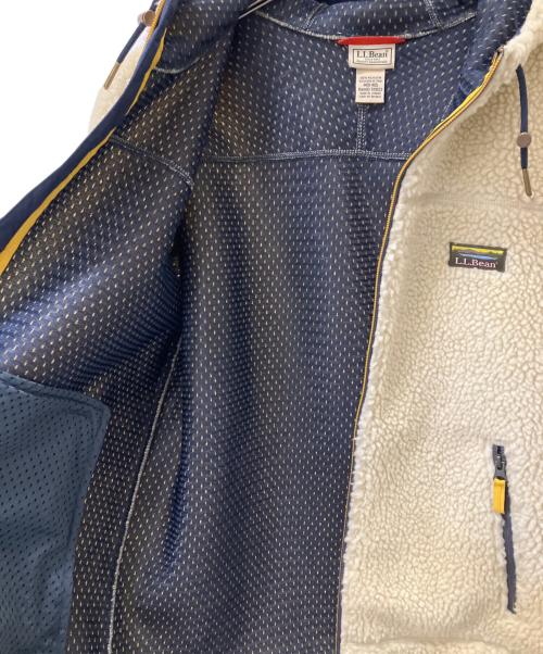 L.L.Bean（エルエルビーン）L.L.Bean (エルエルビーン) マウンテン・パイル・フリース・フーディ アイボリー サイズ:Mの古着・服飾アイテム