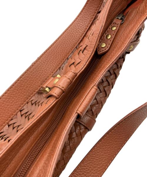 COLE HAAN（コールハーン）COLE HAAN (コールハーン) セミショルダーバッグ　VILLAGE WEAVE ブラウンの古着・服飾アイテム