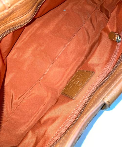COLE HAAN（コールハーン）COLE HAAN (コールハーン) セミショルダーバッグ　VILLAGE WEAVE ブラウンの古着・服飾アイテム