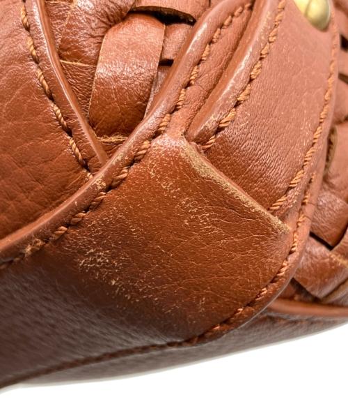 COLE HAAN（コールハーン）COLE HAAN (コールハーン) セミショルダーバッグ　VILLAGE WEAVE ブラウンの古着・服飾アイテム