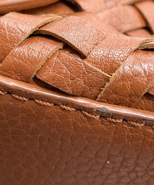 COLE HAAN（コールハーン）COLE HAAN (コールハーン) セミショルダーバッグ　VILLAGE WEAVE ブラウンの古着・服飾アイテム