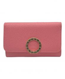 BVLGARI（ブルガリ）の古着「ロゴクリップ キーケース」｜ピンク