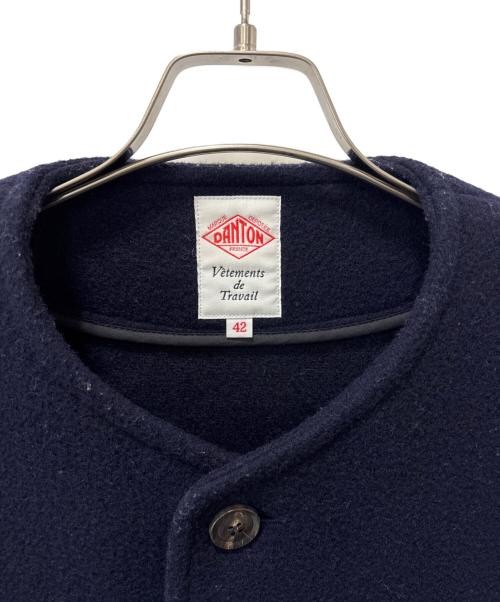 DANTON（ダントン）DANTON (ダントン) モッサーノーカラージャケット ネイビー サイズ:SIZE 42の古着・服飾アイテム