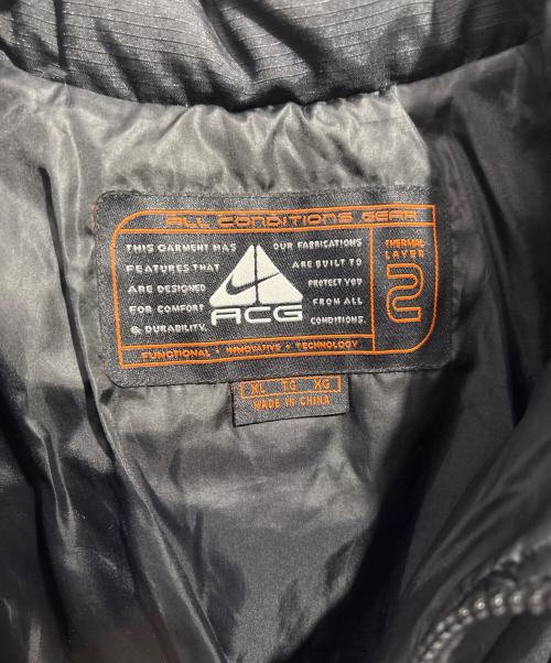 NIKE ACG（ナイキエーシージー）NIKE ACG (ナイキエーシージー) ダウンジャケット ブラック サイズ:XLの古着・服飾アイテム