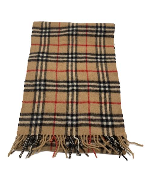 Burberry's（バーバリーズ）Burberry's (バーバリーズ) ノバチェックマフラー ブラウンの古着・服飾アイテム