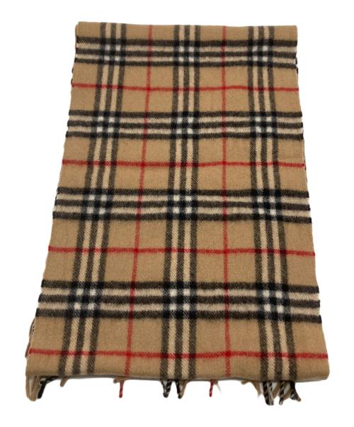 Burberry's（バーバリーズ）Burberry's (バーバリーズ) ノバチェックマフラー ブラウンの古着・服飾アイテム