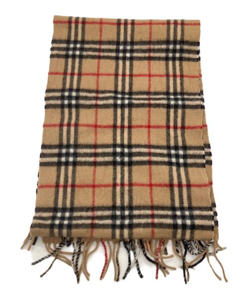 Burberry's（バーバリーズ）Burberry's (バーバリーズ) ノバチェックマフラー ブラウンの古着・服飾アイテム