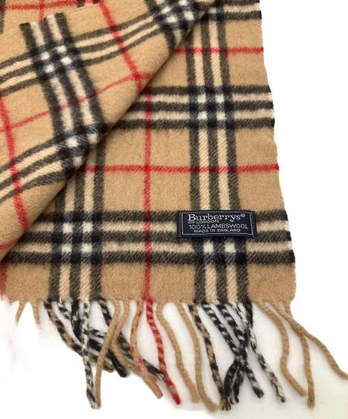 Burberry's（バーバリーズ）Burberry's (バーバリーズ) ノバチェックマフラー ブラウンの古着・服飾アイテム