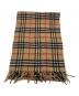 Burberry's (バーバリーズ) ノバチェックマフラー ブラウン：3000円