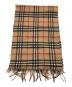 中古・古着 Burberry's (バーバリーズ) ノバチェックマフラー ブラウン：3000円