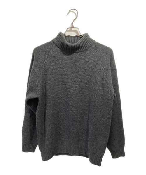 ATON（エイトン）ATON (エイトン) ハイネックニット ダークグレー サイズ:02の古着・服飾アイテム