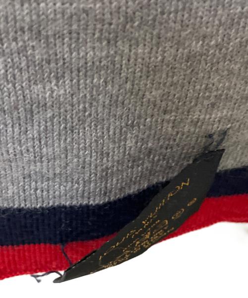 LOUIS VUITTON（ルイ ヴィトン）LOUIS VUITTON (ルイ ヴィトン) エシャルプ LV フォワード レッド×グレーの古着・服飾アイテム