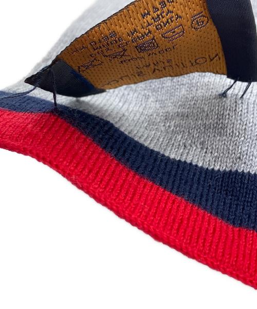 LOUIS VUITTON（ルイ ヴィトン）LOUIS VUITTON (ルイ ヴィトン) エシャルプ LV フォワード レッド×グレーの古着・服飾アイテム