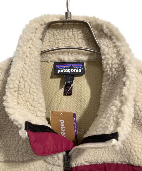 Patagonia（パタゴニア）Patagonia (パタゴニア) クラシックレトロXベスト ベージュ×レッド サイズ:L 未使用品の古着・服飾アイテム