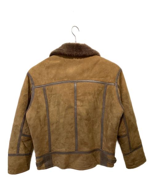 Tanns of Taunton（タンズ・オブ・トーントン）Tanns of Taunton (タンズ・オブ・トーントン) ムートンジャケット ブラウン サイズ:42の古着・服飾アイテム