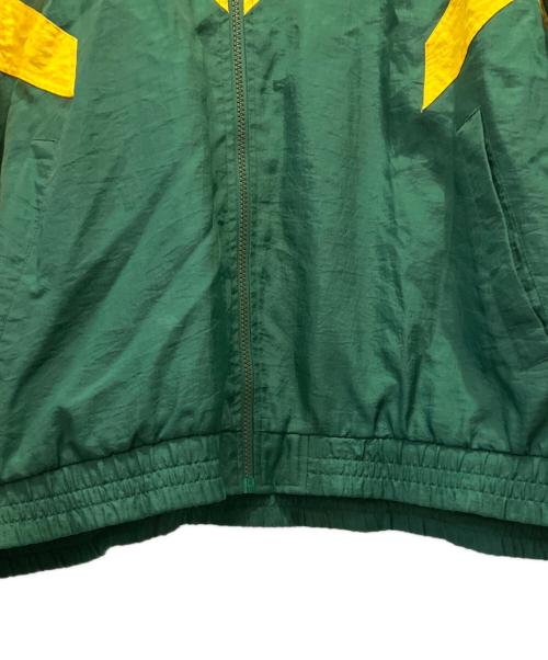 REEBOK（リーボック）REEBOK (リーボック) NFL ナイロンジャケット グリーン×イエロー サイズ:XLの古着・服飾アイテム