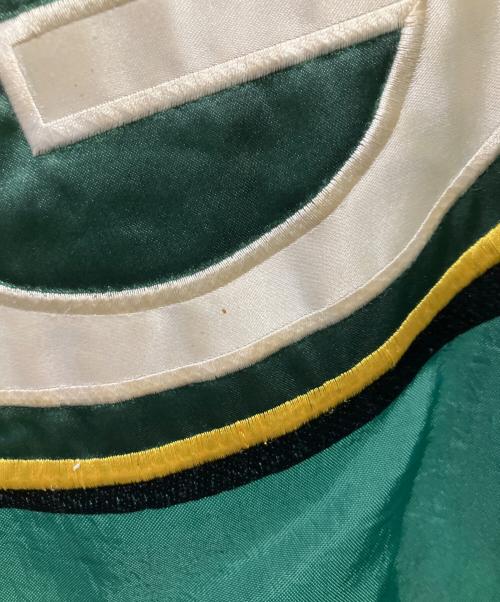 REEBOK（リーボック）REEBOK (リーボック) NFL ナイロンジャケット グリーン×イエロー サイズ:XLの古着・服飾アイテム