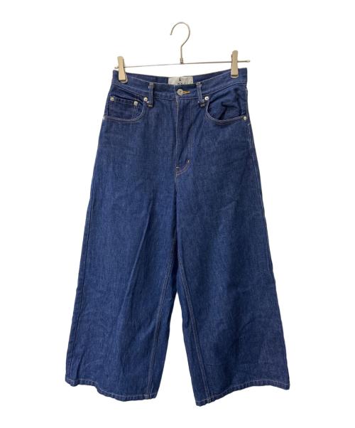 Curensology（カレンソロジー）Curensology (カレンソロジー) グッドバギーデニムパンツ ネイビー サイズ:SIZE 40の古着・服飾アイテム