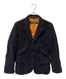 COMME des GARCONS HOMME（コムデギャルソン オム）の古着「3Bウールジャケット」｜ブラック
