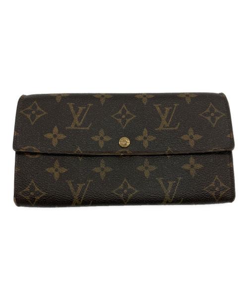LOUIS VUITTON（ルイ ヴィトン）LOUIS VUITTON (ルイ ヴィトン) ポルトフォイユ・サラ ブラウンの古着・服飾アイテム