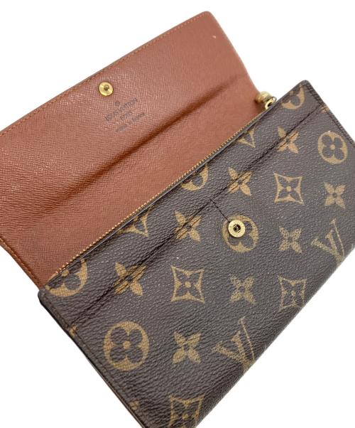 LOUIS VUITTON（ルイ ヴィトン）LOUIS VUITTON (ルイ ヴィトン) ポルトフォイユ・サラ ブラウンの古着・服飾アイテム