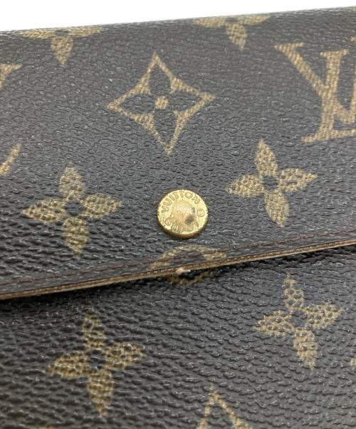 LOUIS VUITTON（ルイ ヴィトン）LOUIS VUITTON (ルイ ヴィトン) ポルトフォイユ・サラ ブラウンの古着・服飾アイテム