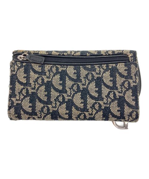 Christian Dior（クリスチャン ディオール）Christian Dior (クリスチャン ディオール) 3つ折り財布 ネイビーの古着・服飾アイテム