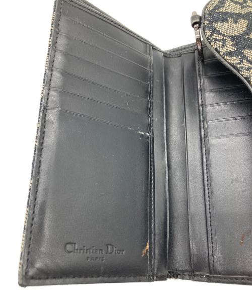 Christian Dior（クリスチャン ディオール）Christian Dior (クリスチャン ディオール) 3つ折り財布 ネイビーの古着・服飾アイテム