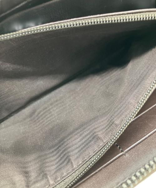 GUCCI（グッチ）GUCCI (グッチ) ラウンドファスナー財布 ブラウンの古着・服飾アイテム
