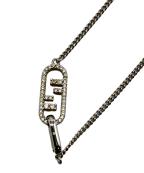 FENDIフェンディ）の古着「オーロック ネックレス」｜シルバーカラー