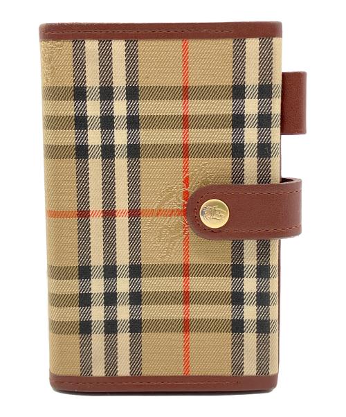 BURBERRY（バーバリー）BURBERRY (バーバリー) 手帳カバー ブラウンの古着・服飾アイテム